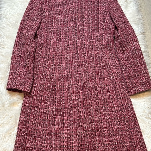 Sisley Italy 🇮🇹 Pink Tweed Coat - Picture 5 of 7